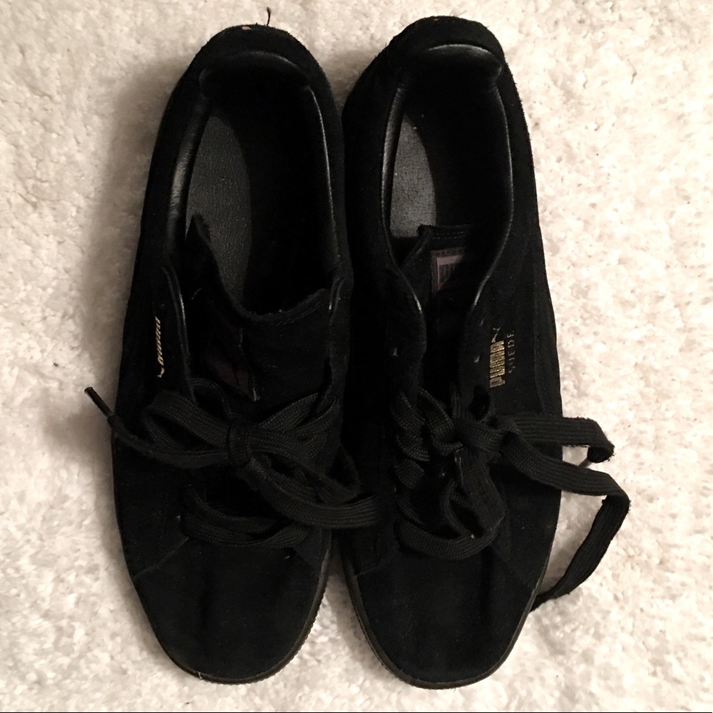 Men Puma Black Sneakers size 9.5